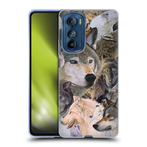 Graeme Stevenson Wildlife Wolves 1 Soft Gel Case for Motorola Edge 30