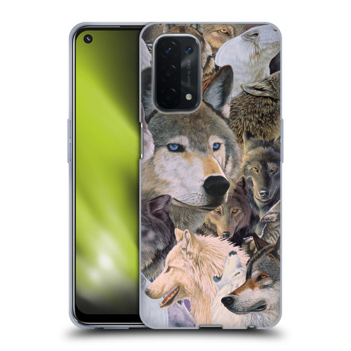 Graeme Stevenson Wildlife Wolves 1 Soft Gel Case for OPPO A54 5G