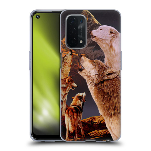 Graeme Stevenson Wildlife Wolves 2 Soft Gel Case for OPPO A54 5G