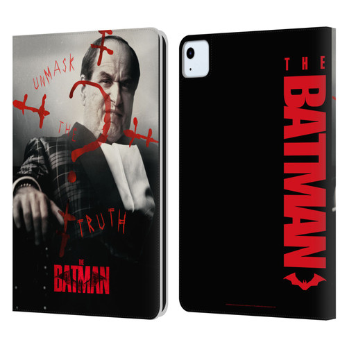 The Batman Posters Penguin Unmask The Truth Leather Book Wallet Case Cover For Apple iPad Air 2020 / 2022