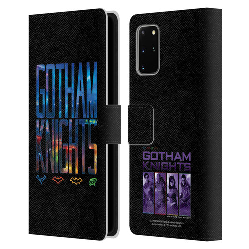Gotham Knights Character Art Logo Leather Book Wallet Case Cover For Samsung Galaxy S20+ / S20+ 5G