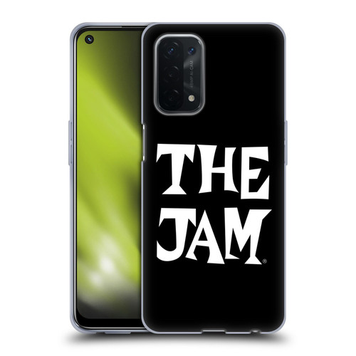 The Jam Key Art Black White Logo Soft Gel Case for OPPO A54 5G