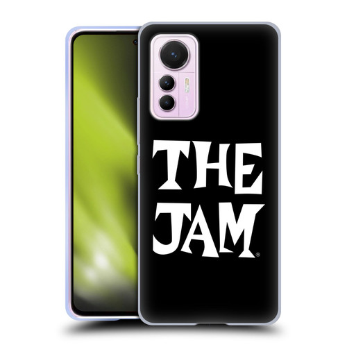 The Jam Key Art Black White Logo Soft Gel Case for Xiaomi 12 Lite