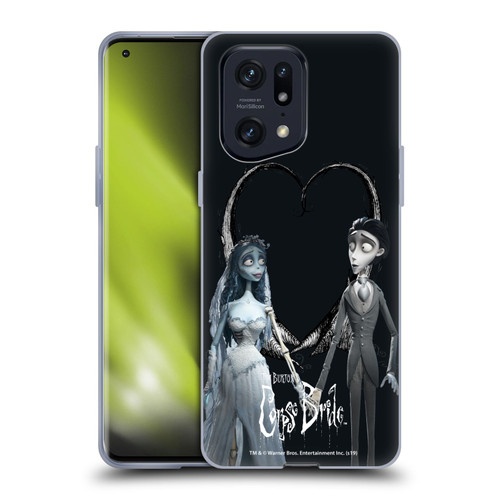 Corpse Bride Key Art Holding Hands Soft Gel Case for OPPO Find X5 Pro