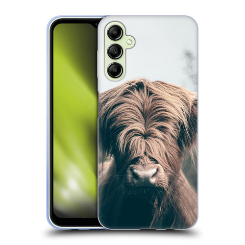 Patrik Lovrin Animal Portraits Highland Cow Soft Gel Case for Samsung Galaxy A14 5G
