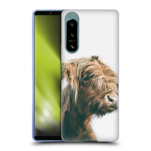 Patrik Lovrin Animal Portraits Majestic Highland Cow Soft Gel Case for Sony Xperia 5 IV