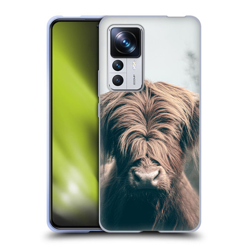 Patrik Lovrin Animal Portraits Highland Cow Soft Gel Case for Xiaomi 12T Pro