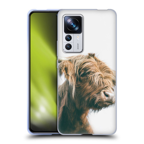 Patrik Lovrin Animal Portraits Majestic Highland Cow Soft Gel Case for Xiaomi 12T Pro