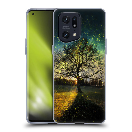 Patrik Lovrin Dreams Vs Reality Magical Fireflies Dreamy Soft Gel Case for OPPO Find X5 Pro