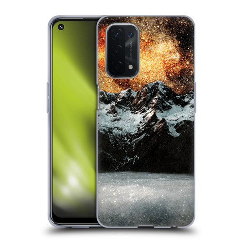 Patrik Lovrin Dreams Vs Reality Burning Galaxy Above Mountains Soft Gel Case for OPPO A54 5G