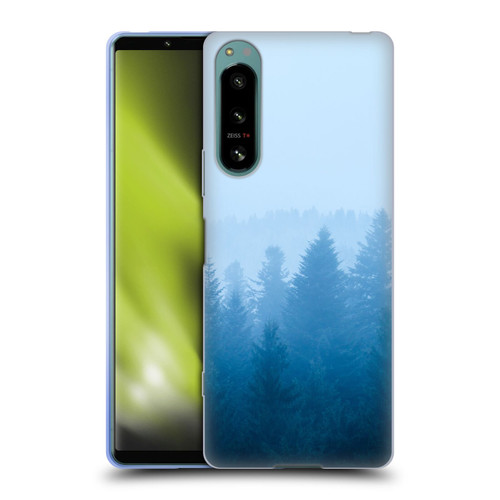 Patrik Lovrin Magical Foggy Landscape Fog Over Forest Soft Gel Case for Sony Xperia 5 IV