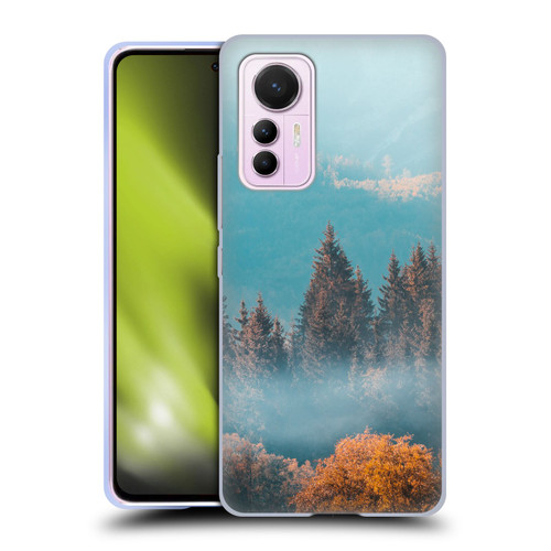 Patrik Lovrin Magical Foggy Landscape Autumn Forest Soft Gel Case for Xiaomi 12 Lite