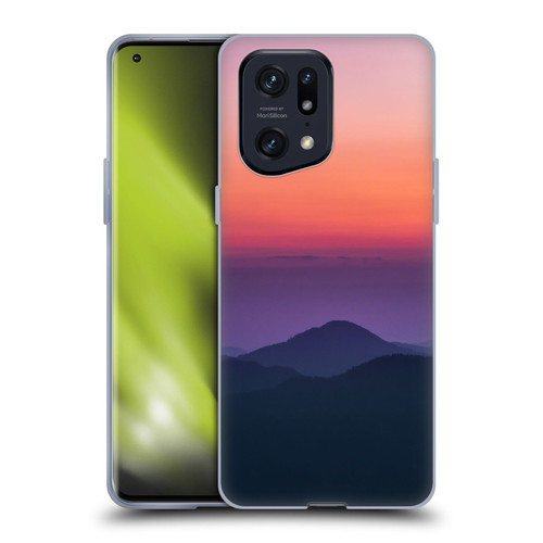 Patrik Lovrin Magical Sunsets Layers Soft Gel Case for OPPO Find X5 Pro