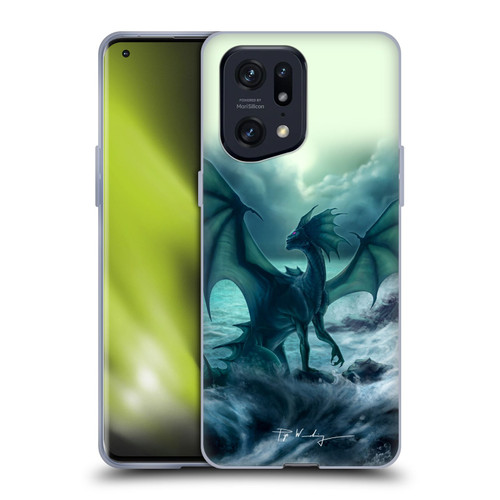 Piya Wannachaiwong Black Dragons Dark Waves Soft Gel Case for OPPO Find X5 Pro