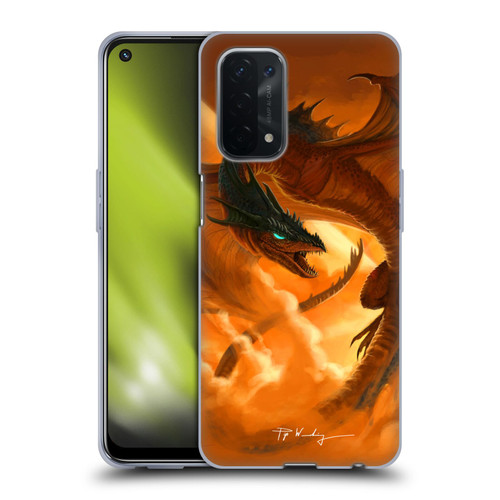 Piya Wannachaiwong Dragons Of Fire Sunrise Soft Gel Case for OPPO A54 5G