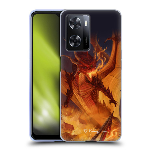 Piya Wannachaiwong Dragons Of Fire Dragonfire Soft Gel Case for OPPO A57s