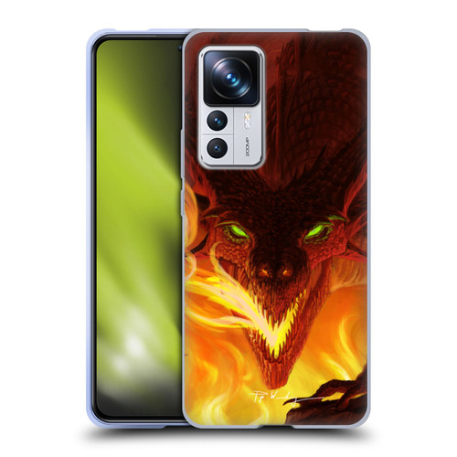 Piya Wannachaiwong Dragons Of Fire Glare Soft Gel Case for Xiaomi 12T Pro