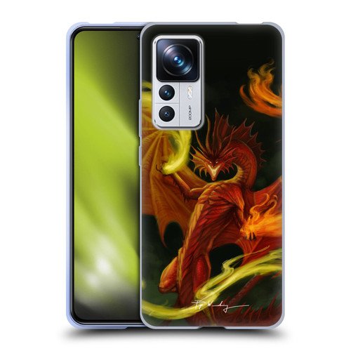 Piya Wannachaiwong Dragons Of Fire Magical Soft Gel Case for Xiaomi 12T Pro