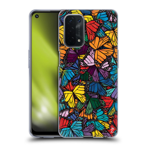 Suzan Lind Butterflies Monarch Soft Gel Case for OPPO A54 5G