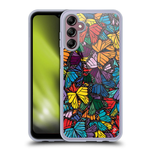 Suzan Lind Butterflies Monarch Soft Gel Case for Samsung Galaxy A14 5G