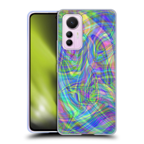 Suzan Lind Colours & Patterns Iridescent Abstract Soft Gel Case for Xiaomi 12 Lite