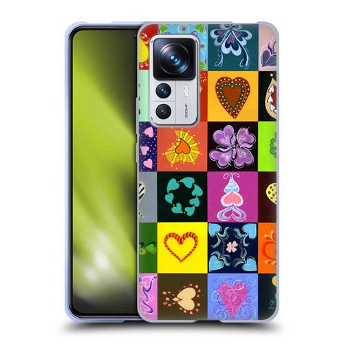 Suzan Lind Colours & Patterns Heart Quilt Soft Gel Case for Xiaomi 12T Pro