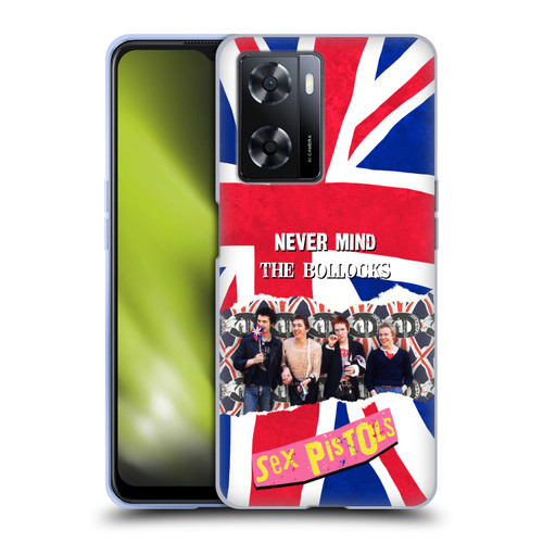 Sex Pistols Band Art Group Photo Soft Gel Case for OPPO A57s