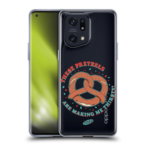 Seinfeld Graphics These Pretzels Soft Gel Case for OPPO Find X5 Pro