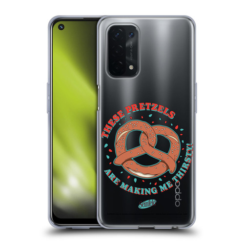 Seinfeld Graphics These Pretzels Soft Gel Case for OPPO A54 5G