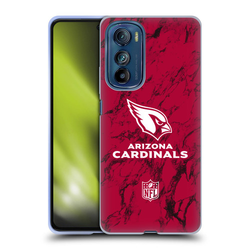 NFL Arizona Cardinals Graphics Coloured Marble Soft Gel Case for Motorola Edge 30