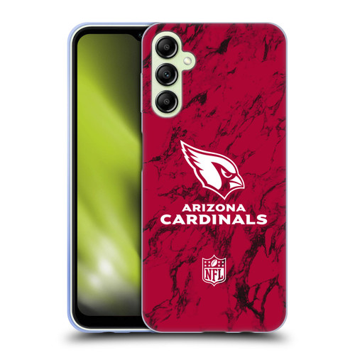 NFL Arizona Cardinals Graphics Coloured Marble Soft Gel Case for Samsung Galaxy A14 5G