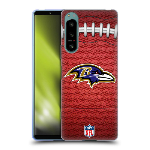NFL Baltimore Ravens Graphics Football Soft Gel Case for Sony Xperia 5 IV