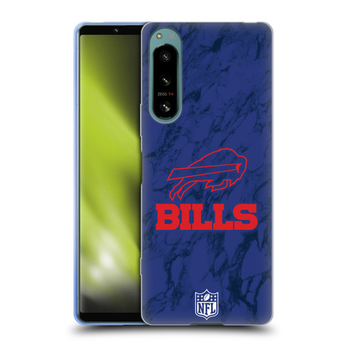 NFL Buffalo Bills Graphics Coloured Marble Soft Gel Case for Sony Xperia 5 IV