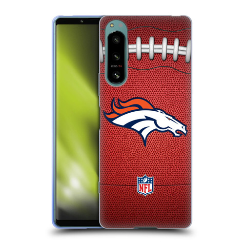 NFL Denver Broncos Graphics Football Soft Gel Case for Sony Xperia 5 IV