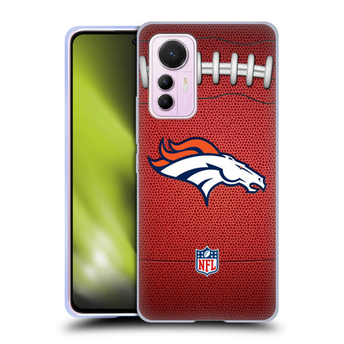 NFL Denver Broncos Graphics Football Soft Gel Case for Xiaomi 12 Lite