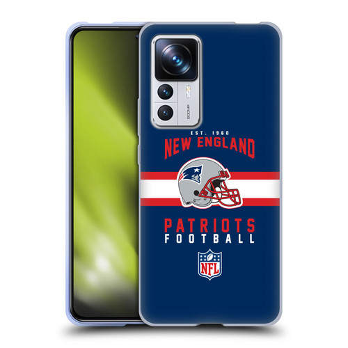 NFL New England Patriots Graphics Helmet Typography Soft Gel Case for Xiaomi 12T Pro