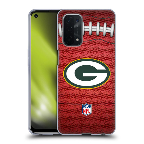 NFL Green Bay Packers Graphics Football Soft Gel Case for OPPO A54 5G