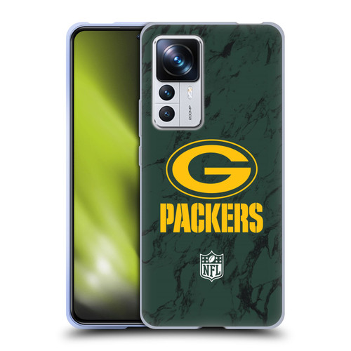 NFL Green Bay Packers Graphics Coloured Marble Soft Gel Case for Xiaomi 12T Pro