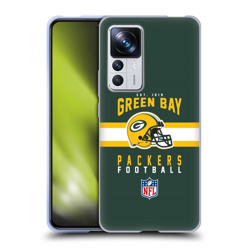 NFL Green Bay Packers Graphics Helmet Typography Soft Gel Case for Xiaomi 12T Pro