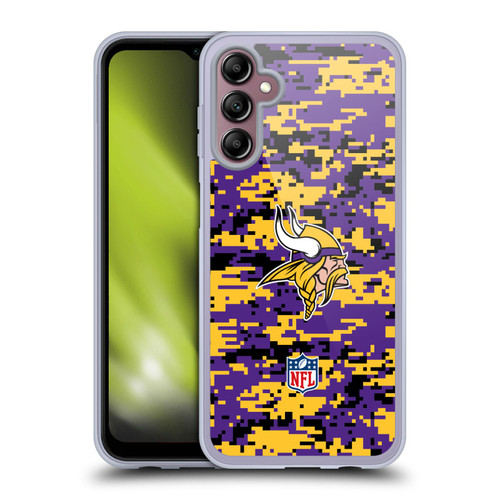 NFL Minnesota Vikings Graphics Digital Camouflage Soft Gel Case for Samsung Galaxy A14 5G NFL Minnesota Vikings Graphics Digital Camouflage Soft Gel Case for Samsung Galaxy A14 5G
