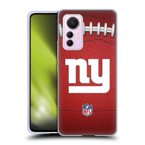 NFL New York Giants Graphics Football Soft Gel Case for Xiaomi 12 Lite