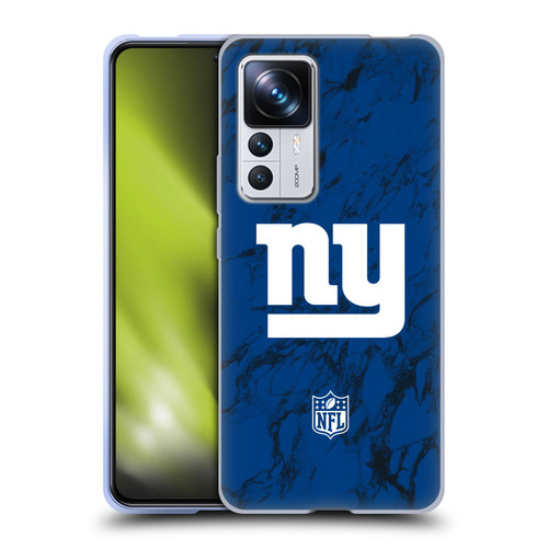 NFL New York Giants Graphics Coloured Marble Soft Gel Case for Xiaomi 12T Pro