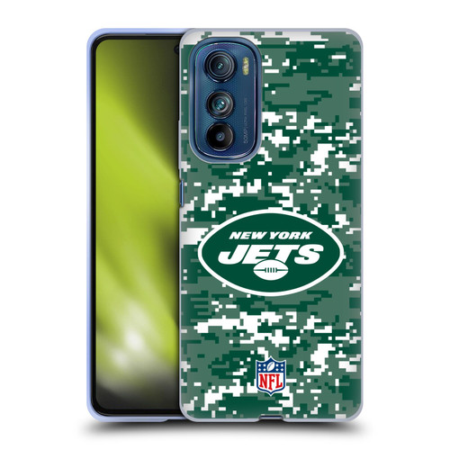 NFL New York Jets Graphics Digital Camouflage Soft Gel Case for Motorola Edge 30