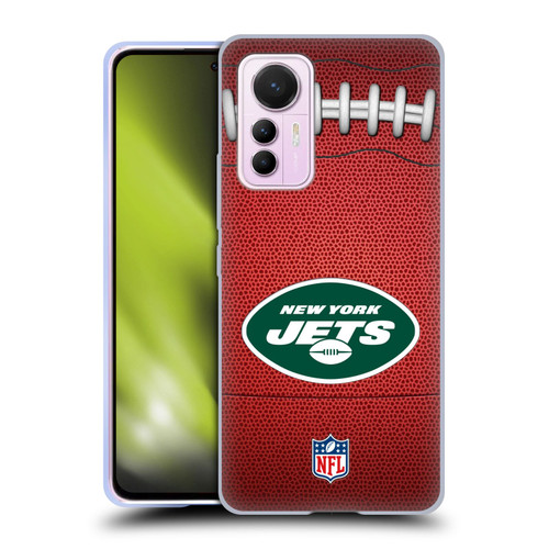 NFL New York Jets Graphics Football Soft Gel Case for Xiaomi 12 Lite