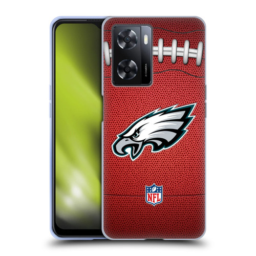 NFL Philadelphia Eagles Graphics Football Soft Gel Case for OPPO A57s