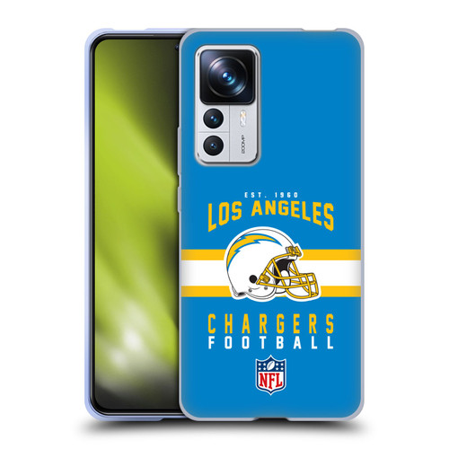 NFL Los Angeles Chargers Graphics Helmet Typography Soft Gel Case for Xiaomi 12T Pro