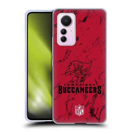 NFL Tampa Bay Buccaneers Graphics Coloured Marble Soft Gel Case for Xiaomi 12 Lite