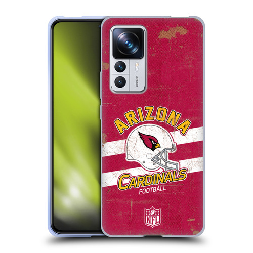 NFL Arizona Cardinals Logo Art Helmet Distressed Soft Gel Case for Xiaomi 12T Pro