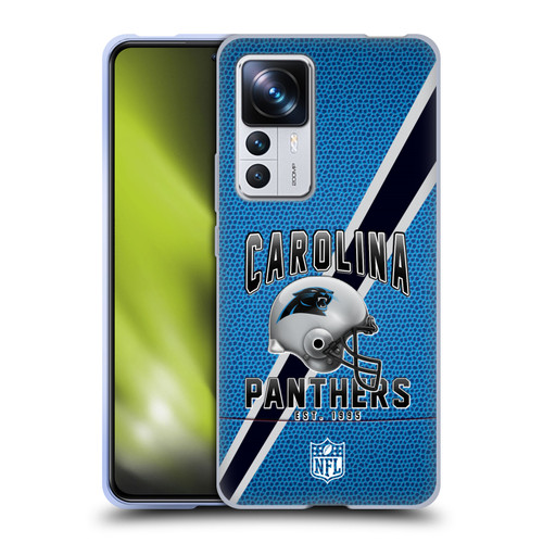 NFL Carolina Panthers Logo Art Football Stripes Soft Gel Case for Xiaomi 12T Pro