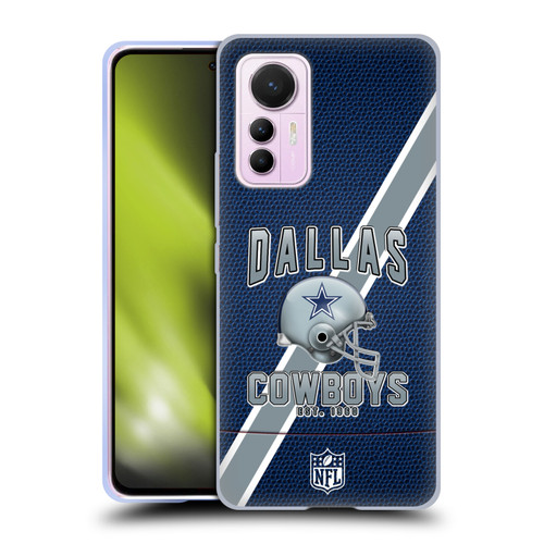 NFL Dallas Cowboys Logo Art Football Stripes Soft Gel Case for Xiaomi 12 Lite